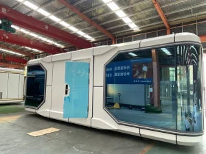 40ft Container House Prefabricated Multiple Scene Usage Inside a Luxury Smart Space Capsule House