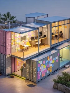 40ft Container Modular Building with Quick Installation for Hotel Shop Kitchen Bathroom Bedroom Workshop