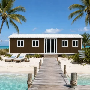 40ft Container Office House with Meeting Room and Work Area Modular Building for Construction Site Projects