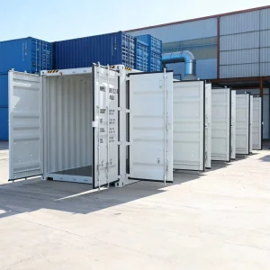 40ft Customizable Insulated High Cube Container With Open Side Door and 4 Side Doors for Shipping