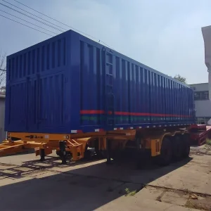 40ft Dry Van Container Semi Trailer Box Cargo Truck Trailer for Export