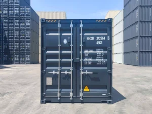 40ft Dry Van Container with Full Side Door Certified for International Sea Freight