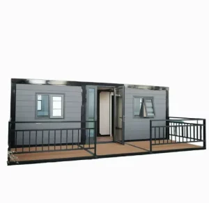 40ft Expandable Container House Bespoke Custom Prefab Modern Office Building Home Tailored Color Floor Plan Commercial