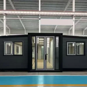 40ft Expandable Container House Modern Double Wing Folding Luxury Prefab Modular Mobile Home Office Granny Flat Cabin