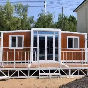 40ft Expandable Prefab Container House Furnished Modular Home for Family Living