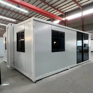 40ft Fast Assembly Expandable Container House for Worker Dormitory Portable Emergency Housing Modular Home