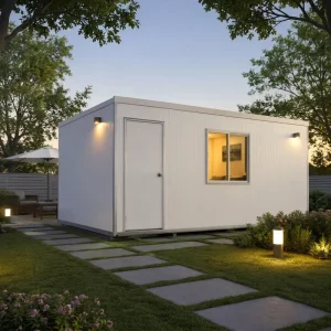 40ft Flat Pack Container Office Building Farmhouse Style Modular Villa Multi Room Layout Breathable Design