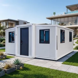 40ft Foldable Container House Luxury Apartment Hotel Customizable Steel Construction Ready Made Workspace Solution