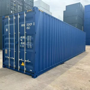 40ft High Cube Dry Container Weatherproof Build Certified for Safe Sea Transportation