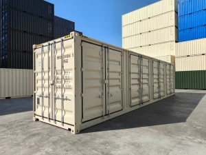 40ft Open Side Door Shipping Container Corten Steel 72CBM