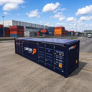 40ft High Cube Steel Shipping Containers Double Doors Factory 20ft Reffer Container