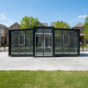 40ft Low Cost Expandable Container House For Hotel & Shop Use Postmodern Design 1 Year Warranty