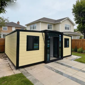 40ft Luxury Expandable Container House Prefab Modular Home Shipping Container Office Living Villa for Projects
