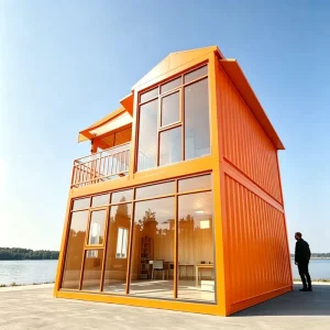 40ft Luxury Flat Pack Container House Multi Room Prefab Modular Villa Complete Interior Decoration Holiday Home