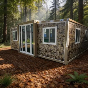 40ft Luxury Prefab Expandable Container House Modular 2 Bedroom Shipping Container Folding House