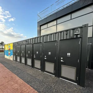 40ft Modern Design Eco-Friendly Durable Portable Easy Installation Mobile Toilet Container House Prefabricated