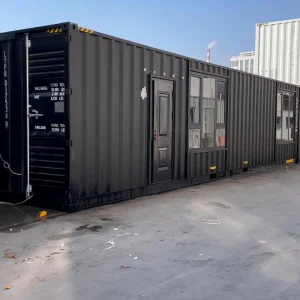 40ft Modified Sandwich Panel Shipping Container House Steel Folding Container For Outdoor Villa Application