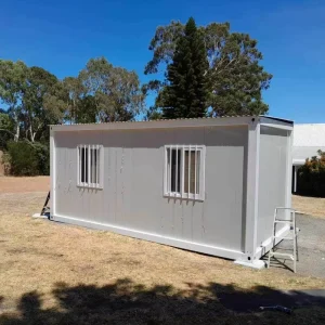 40ft Prefab Steel Modular Tiny House Detachable Container Cabin Shop Emergency Rescue Mobile Home Sandwich Panel Bedroom