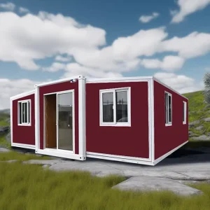 40ft Prefabricated Shipping Container 2 Bedroom Tiny House Expandable Container House