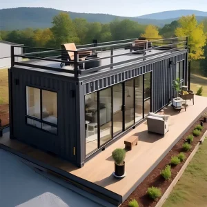 40ft Prefabricated Shipping Container House for Hotel Use