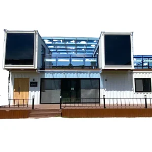 40ft Prefabricated Tiny House Villa Two Three Bedroom Living Room Kitchen Foldable Detachable Breathable Hotel