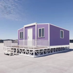 40ft Prefabricated Villa with 2 Bedroom Mobile Tiny Home Expandable Container House