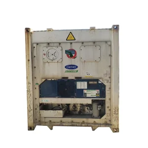 40ft Steel Reefer Container Freezer for Sea Vessel BV Certified Metal Compressor Meat Food Storage