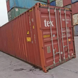 40ft Used High Cube Shipping Container House Farmhouse Design Breathable Good Condition Store Ready Ship 1 Year
