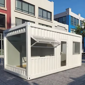 40ft Used High Cube Shipping Container House Good Condition Farmhouse Design Office Hotel Use 1 Year Warranty