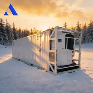 45-Foot (13.7 m) Refrigerated Container Diesel Generator Electric Refrigeration Equipment for Road Transport