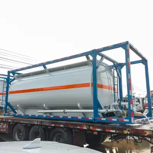 5000L Mini ISO Tank Container T6 Tank for Diesel Petrol Oil Liquid Storage Transportation