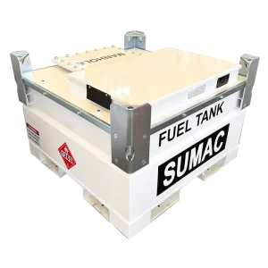 500L Cube Portable Diesel Fuel Tank Steel Double Walled With Pump and Hose