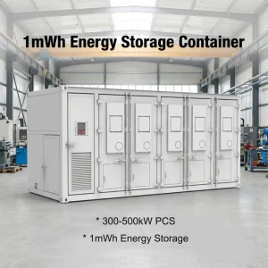 500kWh 5mWh Industrial Commercial Battery Energy Storage Container LiFePO4 Solar Wind off Grid Liquid Cooling System