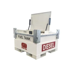 500l Carbon Steel Portable Diesel Fuel Tank with Pump Liquid Tank Container