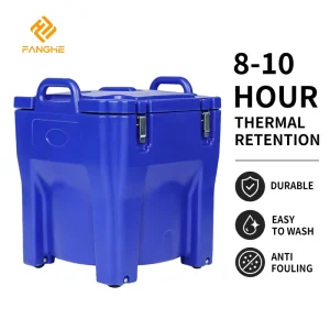 50L Stainless Steel Insulated Food Warmer Container, Commercial Catering Thermal Food Transport Bucket with OEM ODM