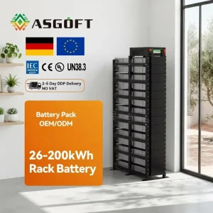 50kWh 100kWh 200kWh Indoor Rack Industrial System Commercial LiFePO4 200kW Battery BESS High Voltage Energy Storage