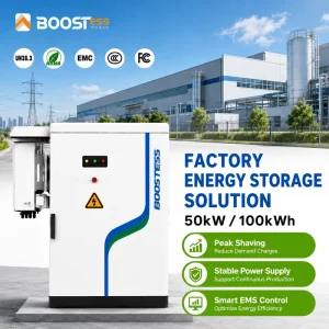 50kwh 100kwh LiFePO4 Battery Energy Storage System With PCS For BESS Commercial And Industrial Battery Energy Storage