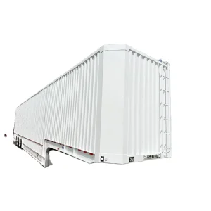 53ft Dry Van Semi Trailer with Steel Cargo Box 80 Tons Payload