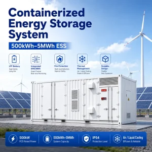 5MW Commercial and Industrial Container Energy Storage Cabinet Solar Energy Storage System Container 4MWh 5MWh