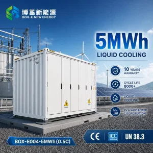 5MWh 20FT Container LiFePO4 Battery Energy Storage System Liquid Cooling Supports Wind/Solar Hybrid Integration Grid Peak