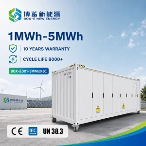 5MWh 20ft Liquid-Cooling Energy Storage Container LiFePO4 BESS 8000 Cycles for Grid-Scale Renewable Energy Projects