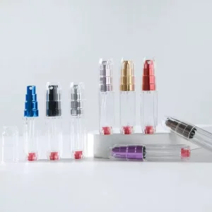 5ml Crystal Bottom Filling Liquid Container Sub Bottling Perfume Atomizer Portable Refillable Spray Empty Bottle