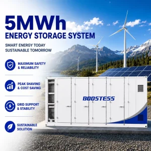 5mwh 2500kw 314 Ah Hybrid Cooling System Ess System Container Energy Storage Integrates Pcs Ems Bms All in one Design