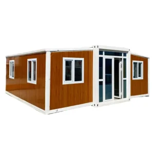 6-Bedroom, 2-Bathroom Expandable 20ft Prefabricated Modular House, 2-Story Villa