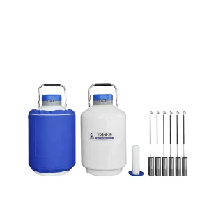 6L Portable Cryogenic LN2 Dewar Liquid Nitrogen Container Price for Semen Storage