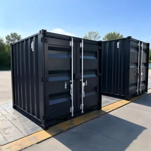6ft & 8ft Double Door Shipping Container Steel Modular Storage Unit for Industrial & Commercial Use