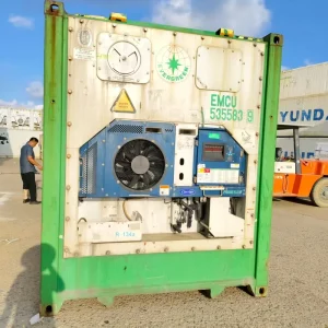 6 m Long 28 CBM 20 ft Refrigerated Container for Storing Meat and Fish