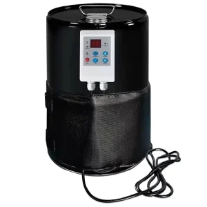 7.75 Inch 55 Gallon Barrel Heating Mat Waterproof Electric Oil Drum Heating Pad Temperature Control Outdoor Use Portable 800W