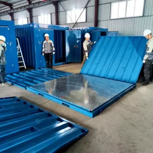 8′ 10′ 12′ Demountable Flat Pack Storage Self Storage Assemble Foldable Mobile Container Portable Storage Steel Container