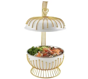 8 Quart Chafing Dish Set Stainless Steel Rectangular Buffet Server Food Warmer for Commercial Wedding Banquet Use